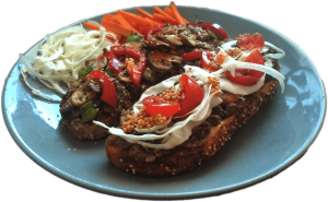 toast-with-legumes